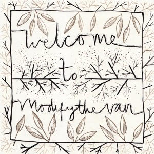 welcome to modifythevan cover art by caitlin hinshelwood