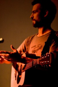 Robin Grey playing at The Golden Hour, The Forest Cafe, Edinburgh