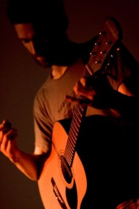 Robin Grey playing at The Golden Hour, The Forest Cafe, Edinburgh